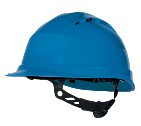 Hełm ochronny wentylowany z krótką osłoną twarzy QUARTZ UP IV, kolor niebieski DP/QUARTZUP4-N 2