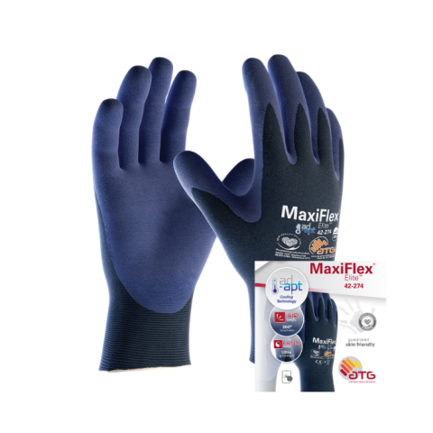 Rękawice z zawieszką na stojak ATG®, MaxiFlex® Elite™ 42-274