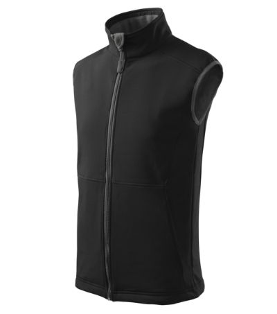 Kamizelka softshell męska Vision, kolor czarny