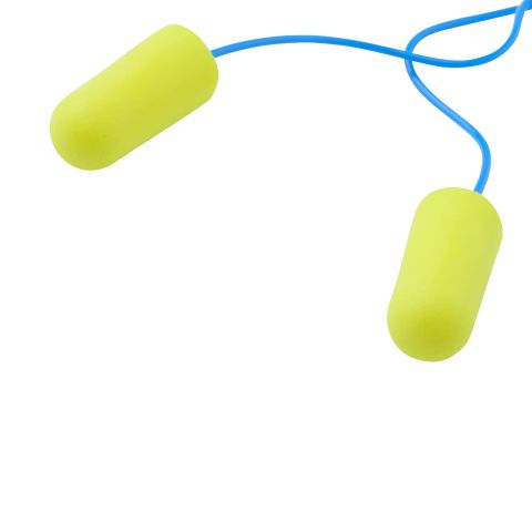 Wkładki przeciwhałasowe EAR SOFT NEONS, na sznureczku