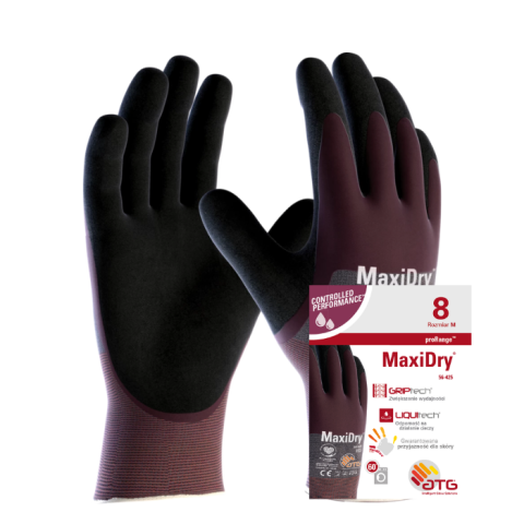 Rękawice z zawieszką na stojak ATG®, MaxiDry® 56-425