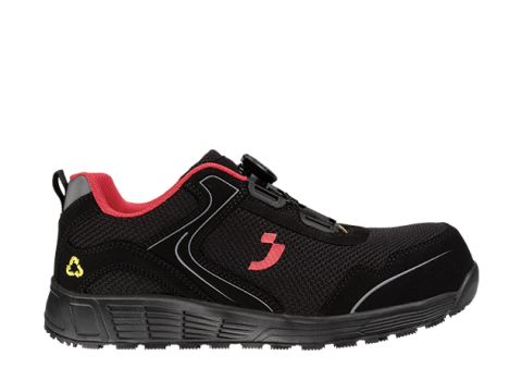 Półbuty ochronne Safety Jogger, ECOLOBI S1P LOW TLS, kolor czarny