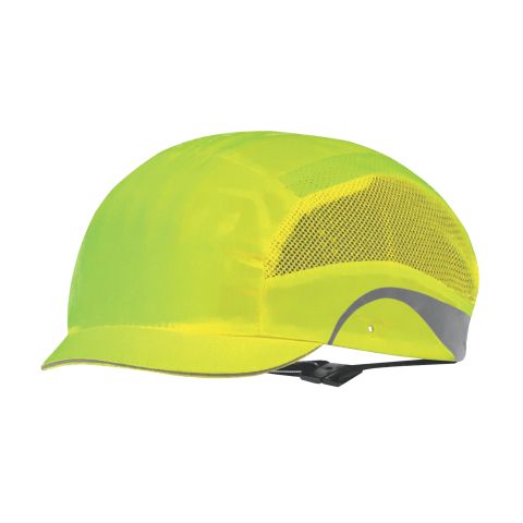 Czapka HardCap Aerolite z daszkiem mikro (2,5cm) - Żółty Hi-Vis