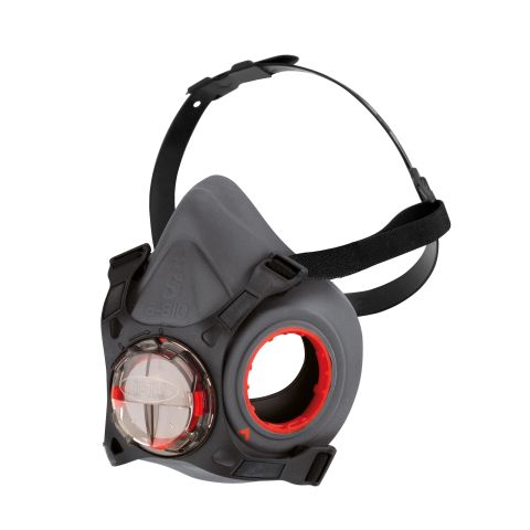 Force™  8 Half Mask Respirator Small Grey/Red (F8-810) no filters