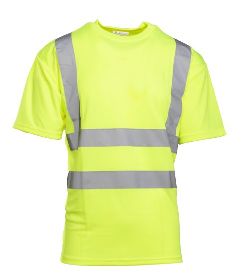 Koszulka z pasami odblaskowymi  BRIXTON FLASH, kolor żółty