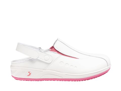 Chodaki Safety Jogger, CARINNE OB ESD A SRC E, kolor fuchsia