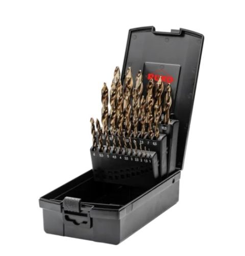 ULTIMATECUT Zestaw wierteł krętych DIN 338 typ FLOWSTEP®, HSSE-Co 5 - 25 szt.