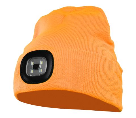 Czapka CHAPLIN z Led, kolor pomarańczowy