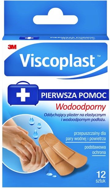 VISCOPLAST Plaster wodoodporny, 12 sztuk A-VISCOPLAST/WOD/12 2