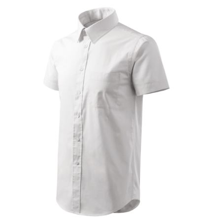 Koszula męska Shirt short sleeve, biała