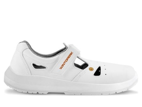 Sandały ochronne Wintoperk White Omega S1 ESD
