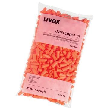 Wkładki przeciwhałasowe UVEX com4-fit bez sznurka - wkład do dozownika 200par