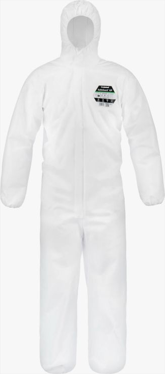 Kombinezon polipropylenowy SAFEGARD GP typu SMS, 56 gsm, kolor biały, Typ 5 i 6, rozmiar L