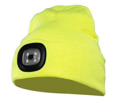 Czapka CHAPLIN z Led, kolor żółty