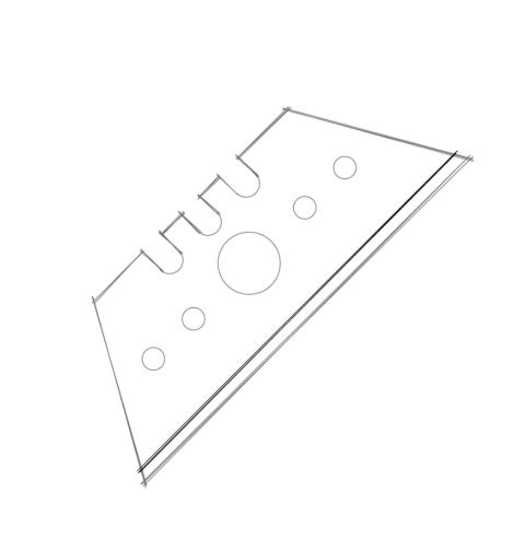 Ostrza trapezowe WBG207 3N5H MP Ostrza zapasowe do #Quairie153.6 (op 10 szt)