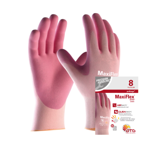 Rękawice z zawieszką na stojak ATG®, MaxiFlex® Active™ 34-814
