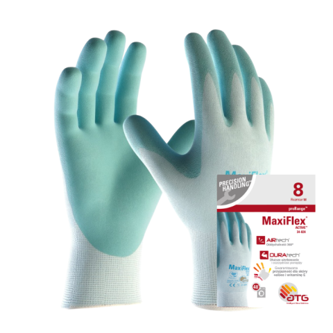 Rękawice z zawieszką na stojak ATG®, MaxiFlex® Active™ 34-824