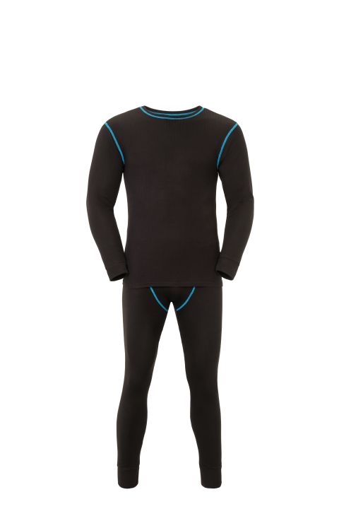 Bielizna funkcjonalna SET 180 G/M2 , kolor czarny, rozmiar 52