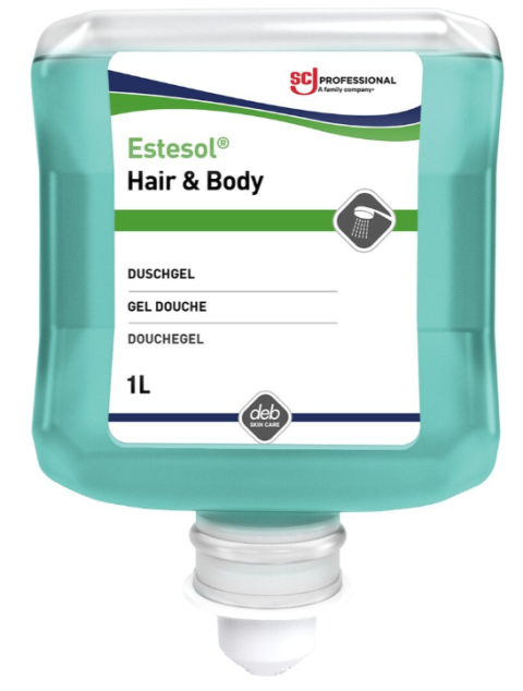 Żel pod prysznic Estesol Hair&Body, wkład 1L SH/HAB1L 2