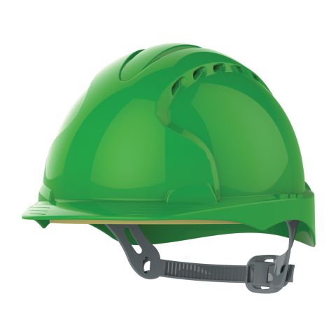Hełm JSP EVO®3 Mid Peak Vented Grn - Slip Ratchet