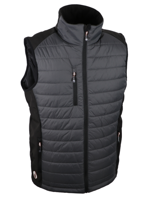  Kamizelka GALWAY ocieplany bezrękawnik typu softshell, kolor szary