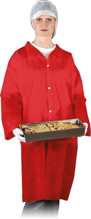 Fartuch z polipropylenu FLAB, kolor czerwony, rozmiar XL FLAB C/XL 2