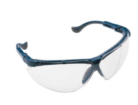 Okulary XC, niebieska ramka, przezroczyste soczewki