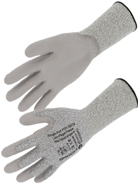 Rękawice antyprzecięciowe GOLDEX PHD305PU, przedłużony mankiet 12cm