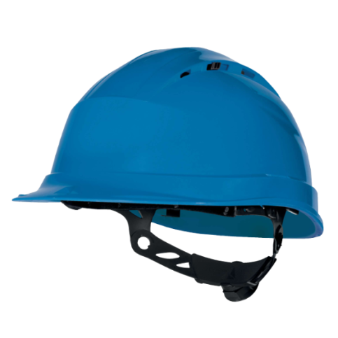 Hełm ochronny wentylowany z krótką osłoną twarzy QUARTZ UP IV, kolor niebieski DP/QUARTZUP4-N 2