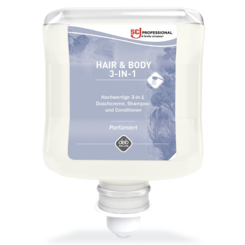 Aromaterapeutyczne mydło w żelu do ciała i włosów Refresh Luxury 3 in 1 Hair&Body, wkład do dozowników 1000ml SH/CMW1L 2