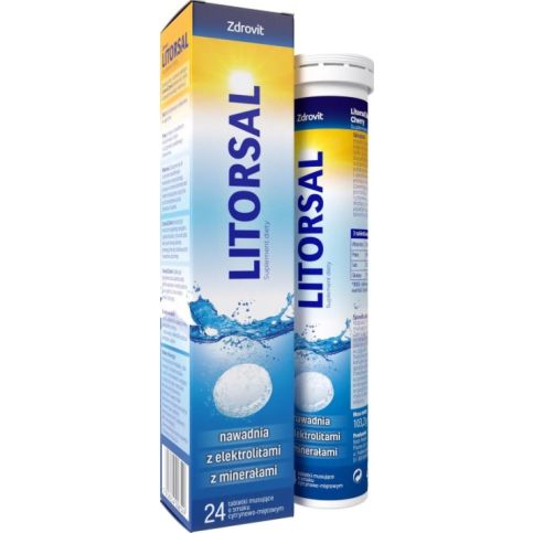 Litorsal zdrovit tabl. musujące 24 tab MED-43 2