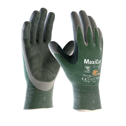 Rękawice ATG®, MaxiCut® Oil™ 34-450LP, powlekane nitrylem i skórą 34-450LP 2