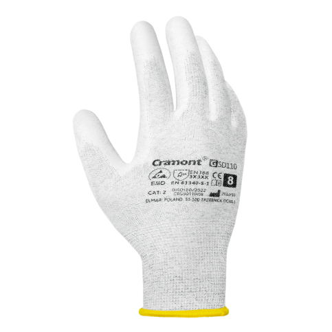 Rękawice ochronne ESD Cramont® GSD110, rozmiar 11 GSD110/11 2