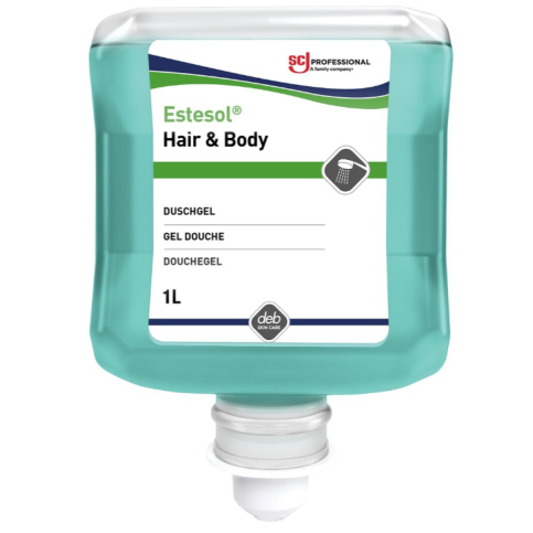 Żel pod prysznic Estesol Hair&Body, wkład 1L SH/HAB1L 2
