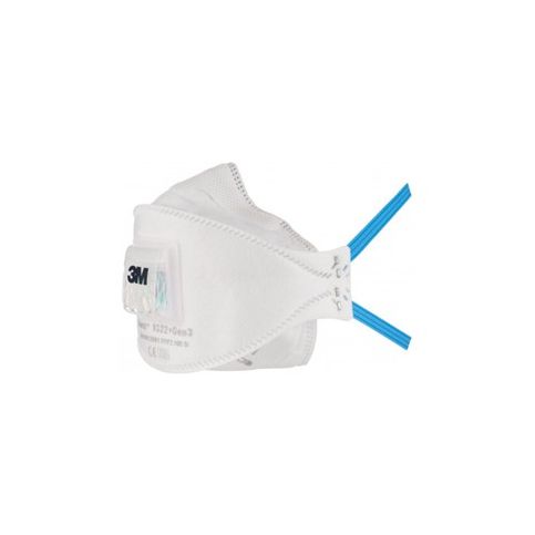 3M™ Aura™ półmaska filtrująca, FFP2, z zaworem, 9322+ 3M 9322+ 2