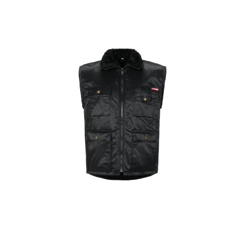 Kamizelka ocieplana z wieloma kieszeniami GLETSCHER,  kolor czarny, rozmiar XXXL PL-0339/XXXL 3