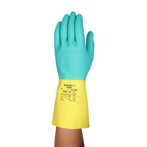 Rękawice Ansell kwasoochronne AlphaTec® 87-900 (ex Bi-Colour™), rozmiar 11 87-900/11 2