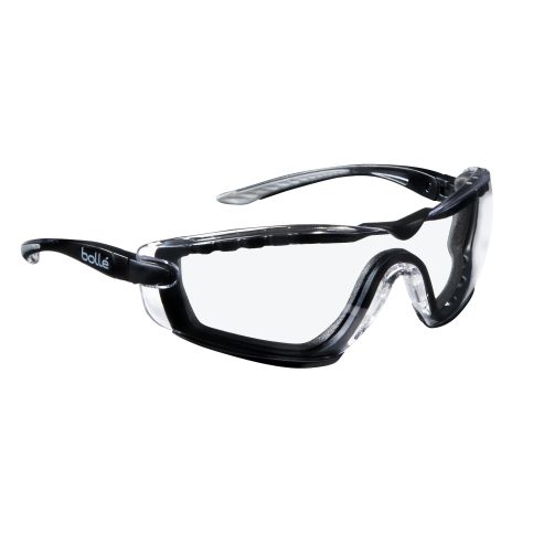 Okulary Bolle COBRA Clear PC lens - PLATINUM hard coat & anti-fog coating - Straight pivoting non-slip temples - Foam - cord B/COBFTPSI 2